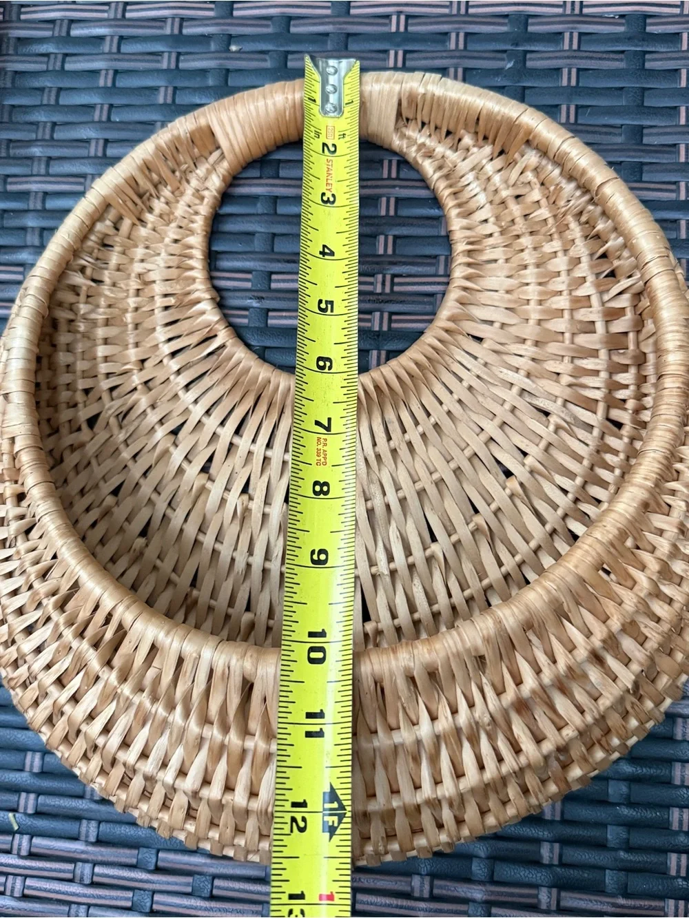 Vintage natural woven